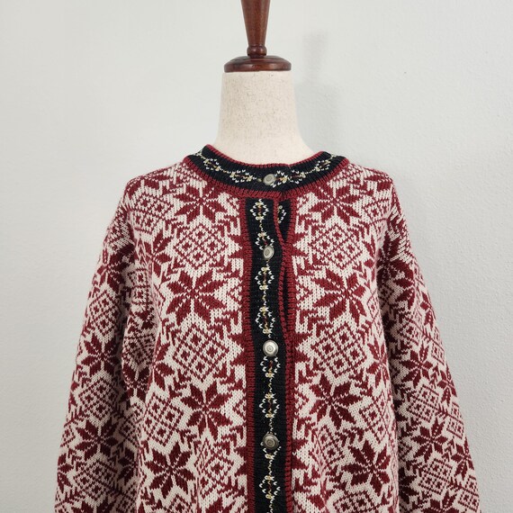 Vintage Woolrich Scandinavian FairIsle Cottagecor… - image 2