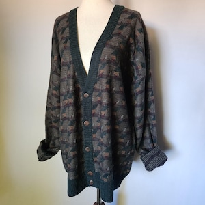 Oversized Grunge Cardigan - Etsy