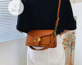 New: Tabby C Handbag - Black Shoulder / Crossbody Vegan Leather Tabby Bag, Cute Bag, bag for women, Purse Bag, gift for her, perfect Gift