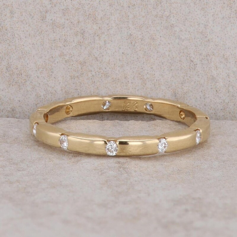 18K June Diamond Ring