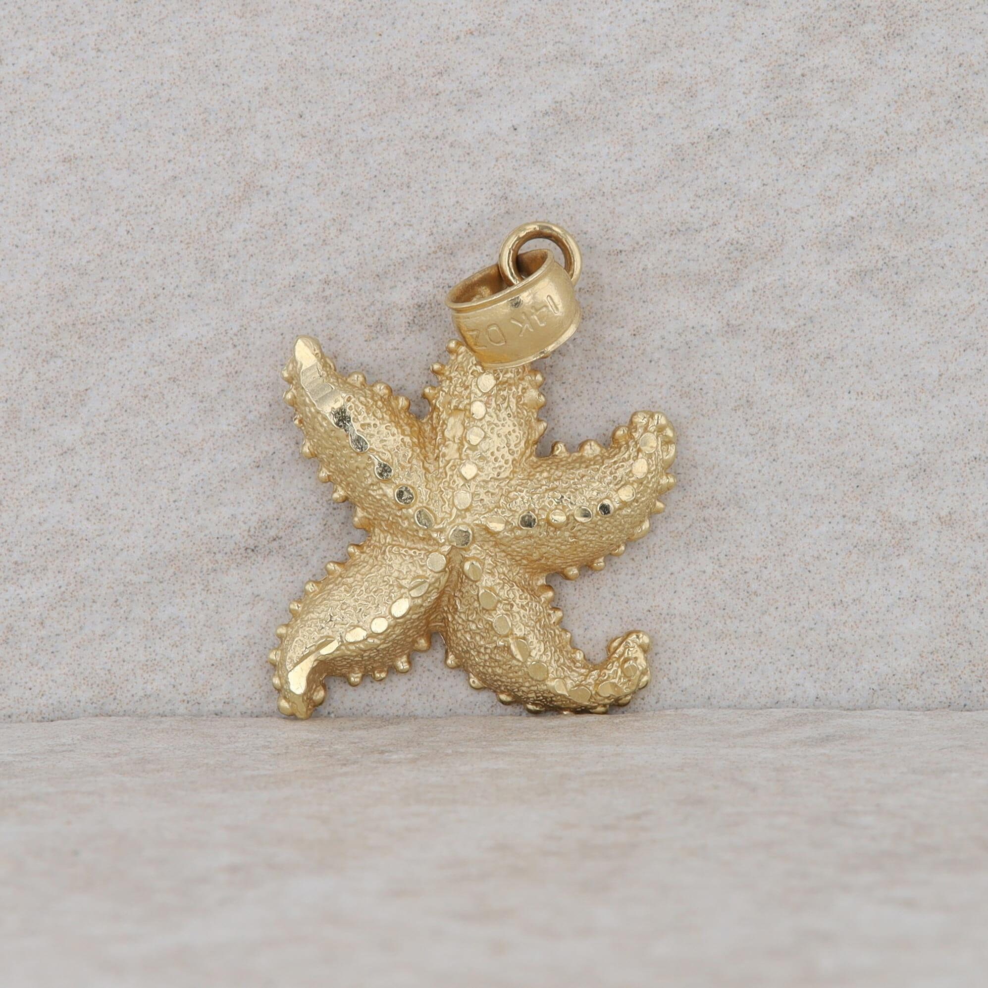 14k Yellow Gold Filigree Starfish Pendant 14k Yellow Gold Filigree Starfish Pendant