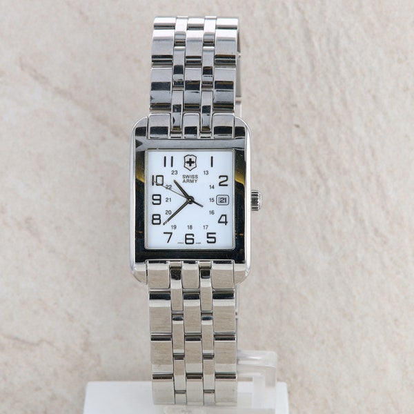 Swiss Army Victorinox Stainless 'Alliance' Rectangle Ladies Watch #24020