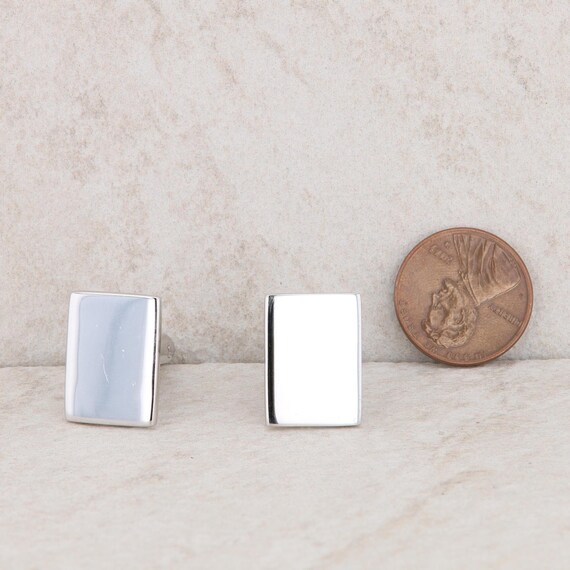 Silver Tone Rectangular Shaped Hickok Vintage Sty… - image 5