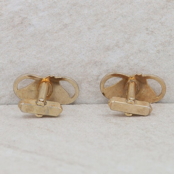Gold Plated Horse Infinity Cufflinks - image 3
