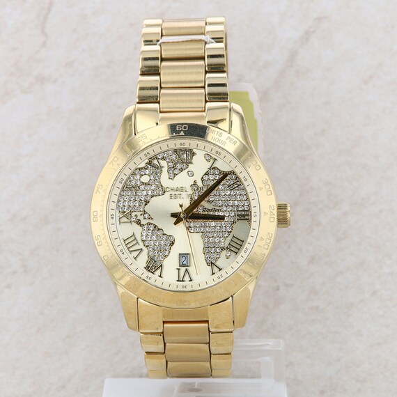 Michael Kors 'Layton' Ladies Yellow-Tone Watch #MK