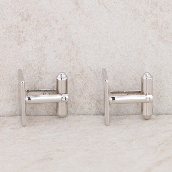 Silver Tone Rectangular Shaped Hickok Vintage Sty… - image 2