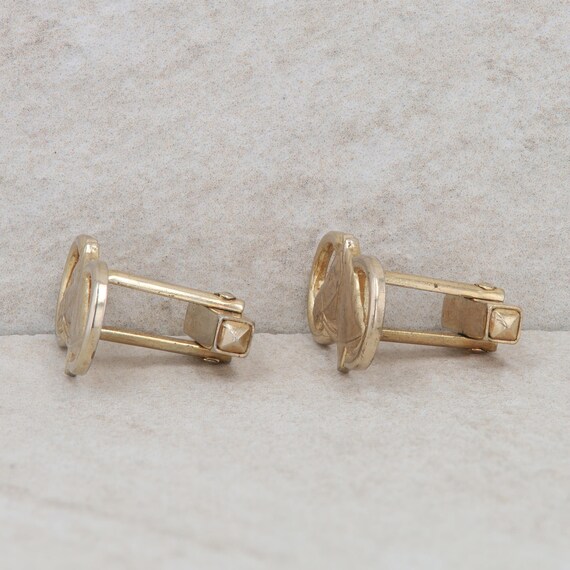 Gold Plated Horse Infinity Cufflinks - image 2