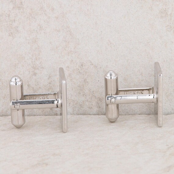 Silver Tone Rectangular Shaped Hickok Vintage Sty… - image 4