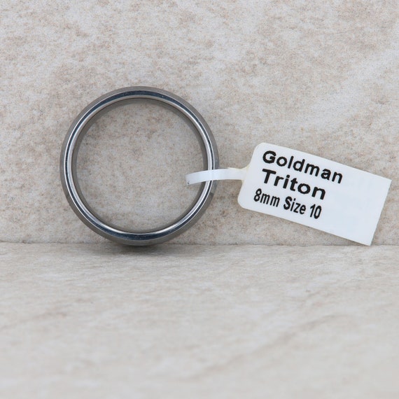 Men's Frederick Goldman 'Triton' Tungsten Carbide… - image 2