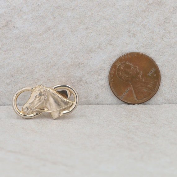 Gold Plated Horse Infinity Cufflinks - image 4