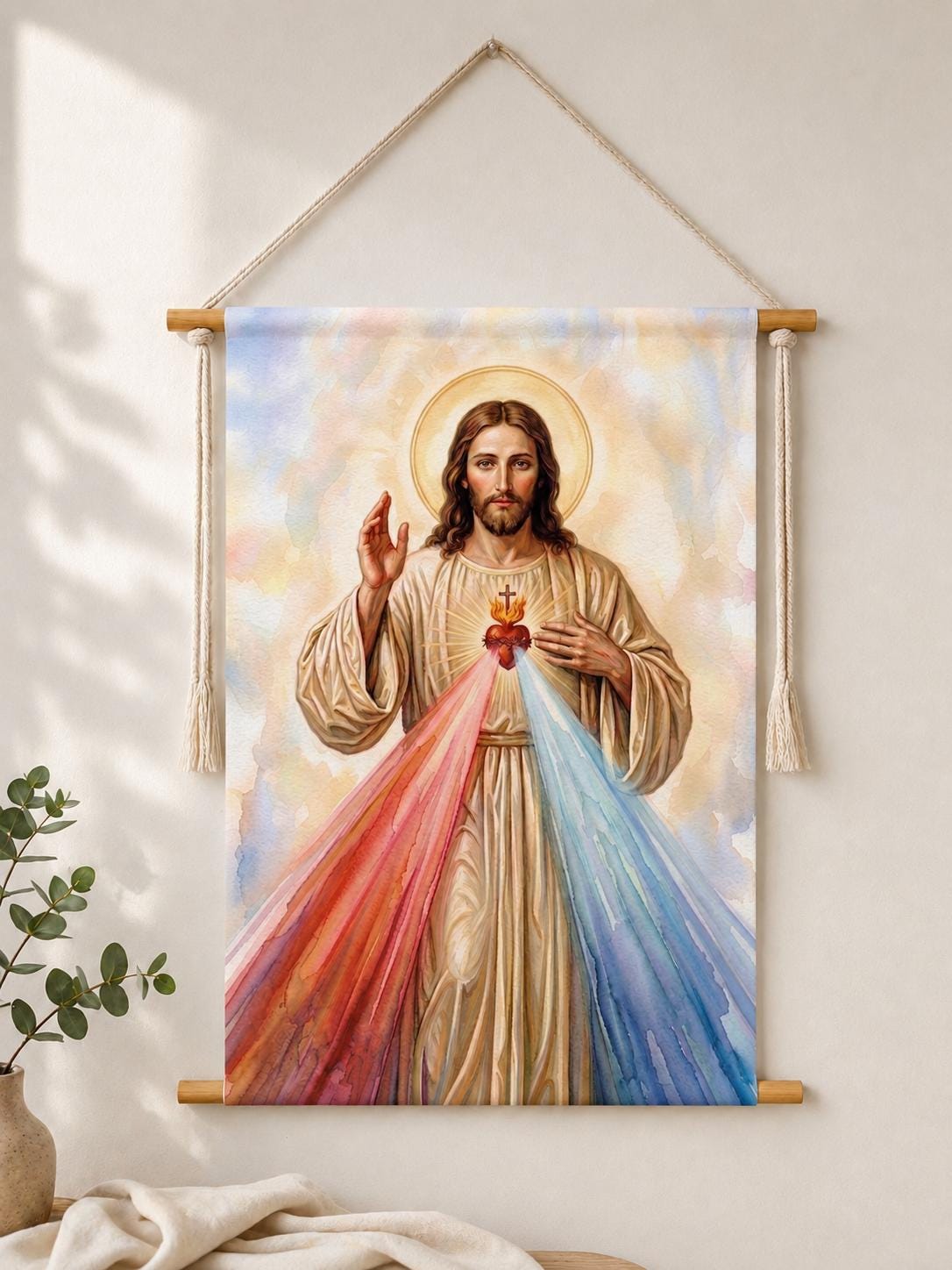 Divine Mercy Tapestry - Etsy