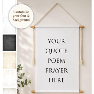 Custom Quote Print | Personalized Wall Art | Quote Poem Prayer Scripture Gift | Inspirational Wall Decor | Custom Birthday Gift