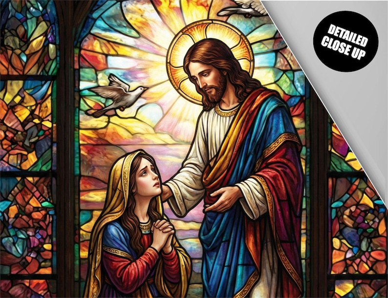 Mary Magdalene With Lord Jesus Christ Wall Hanging - Art Print ...