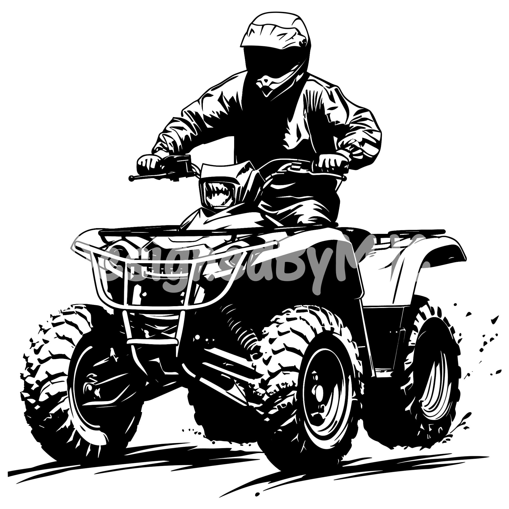 ATV Quad SVG Bundle & PNG Files, Atv Adventure Atv Vector, Quad 4