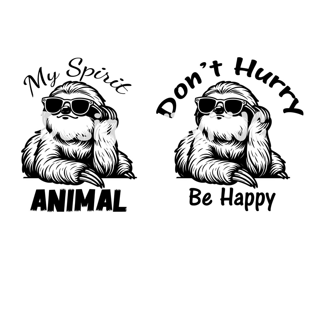 T-shirt Humour "My Spirit Animal: Sloth" - Homme, Couleur Heather Navy, Taille Normale - Neuf Avec étiquette