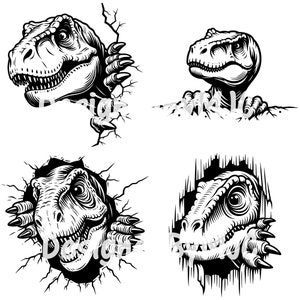 Sbirciare T-Rex SVG Bundle 12 file Clipart e PNG, Tyrannosaurus Rex svg, Sbirciare Dinosauro, T Rex Clipart, Sbirciare Dino