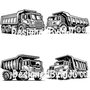 Dump Truck SVG, Truck Svg, Big Truck svg, Construction Truck svg, Heavy Equipment Truck svg