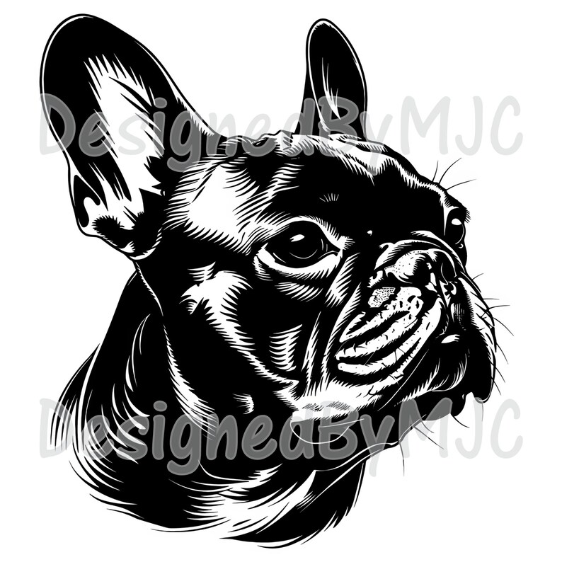 French Bulldog SVG Clipart, SVG & PNG Files, Cut Files for Cricut and ...