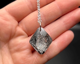 Silver Night necklace embellished with Swarovski® Crystals