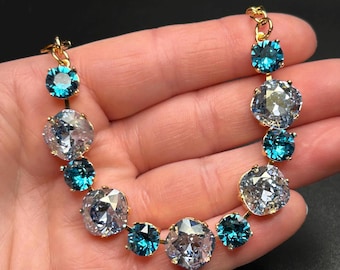 Glacial Frost 12/8 bracelet embellished with Swarovski® Crystals