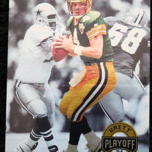 Brett Farve | 1994 Green Bay Brett Farve Card | 94 NFL Playoff Card Green Bay |