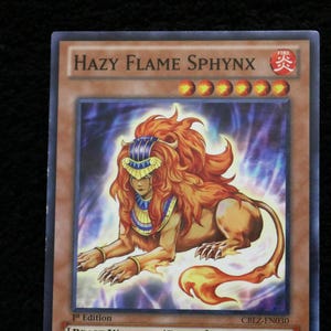 Trübe Flamme Sphynx | YUGIOH | 1.Auflage Yugioh | Yu-gi-oh Karten | Vintage 90er Jahre Karte