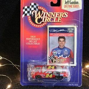 Nascar | Jeff Gordon | Winner&#39;s Circle | 1/64 Scale Car | Nascar Scale Car | Jeff Gordon Scale Car | Nascar Collectibles | Racing Birthday