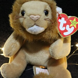 Beanie Baby | Roary | The Beanie Babies Collection | Beanie Baby Roary | 90s | TY Collectibles | Vintage TY Beanie Baby | Roary the Lion
