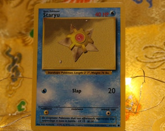 staryu pokemon card 1995 Misty''s Staryu 90/132 Common 1st Edition Common Pokemon Card Near Min main image 1
