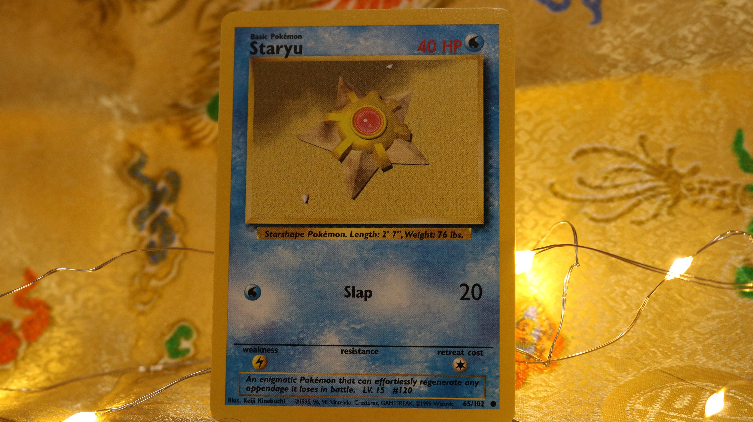 Staryu Pokemon Card | 1995 Collectible Trading Card - Etsy Staryu Pokemon Card | 1995 Collectible Trading Card - Etsy