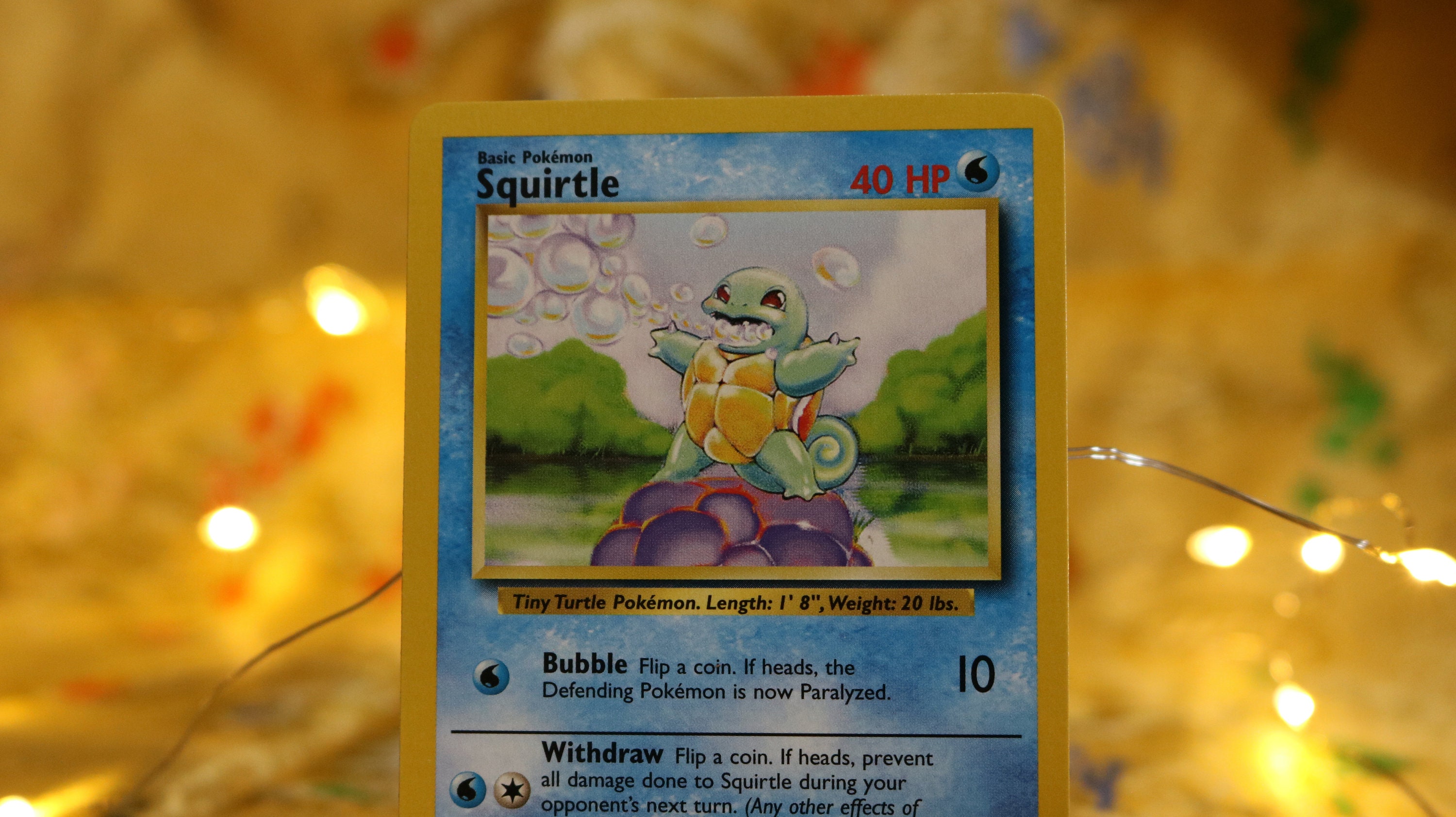 Pokemon Squirtle Pokemon Trading Card Pokémon Cards 90s Pokemon Card