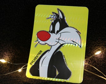 Sylvester Sticker | 90s Sticker | 1995 Warner Bros | Stickers | 90s Nostalgia | Retro 90s Sticker | Laptop Decals | Water Bottle Sticker