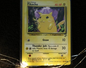 pikachu pokemon card 87/130 (87/130) [Base Set 2] – Plug Evolves from null Type 1x - Pikachu 87/130 Base