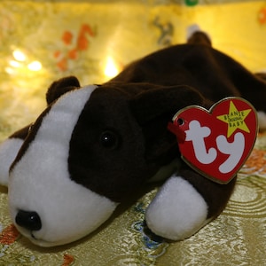 Beanie Baby | Bruno | Dog Beanie Baby | The Beanie Babies collection | Bruno the Dog | Vintage TY | Collectibles | TY Toys | 1997 Bruno |90s