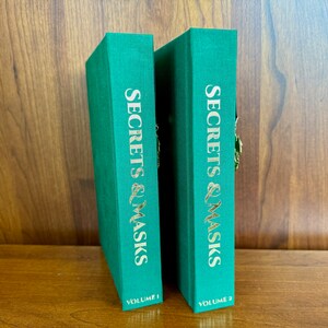 Secrets & Masks. 2 Volume Set. Dramione fanfiction. Handbound. Hardcover with bookmark charm. Free shipping. imagen 5