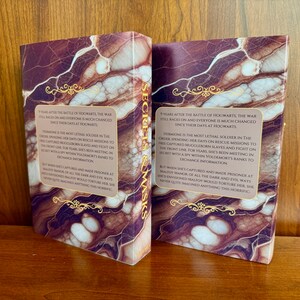 Secrets & Masks. 2 Volume Set. Dramione fanfiction. Handbound. Hardcover with bookmark charm. Free shipping. imagen 3