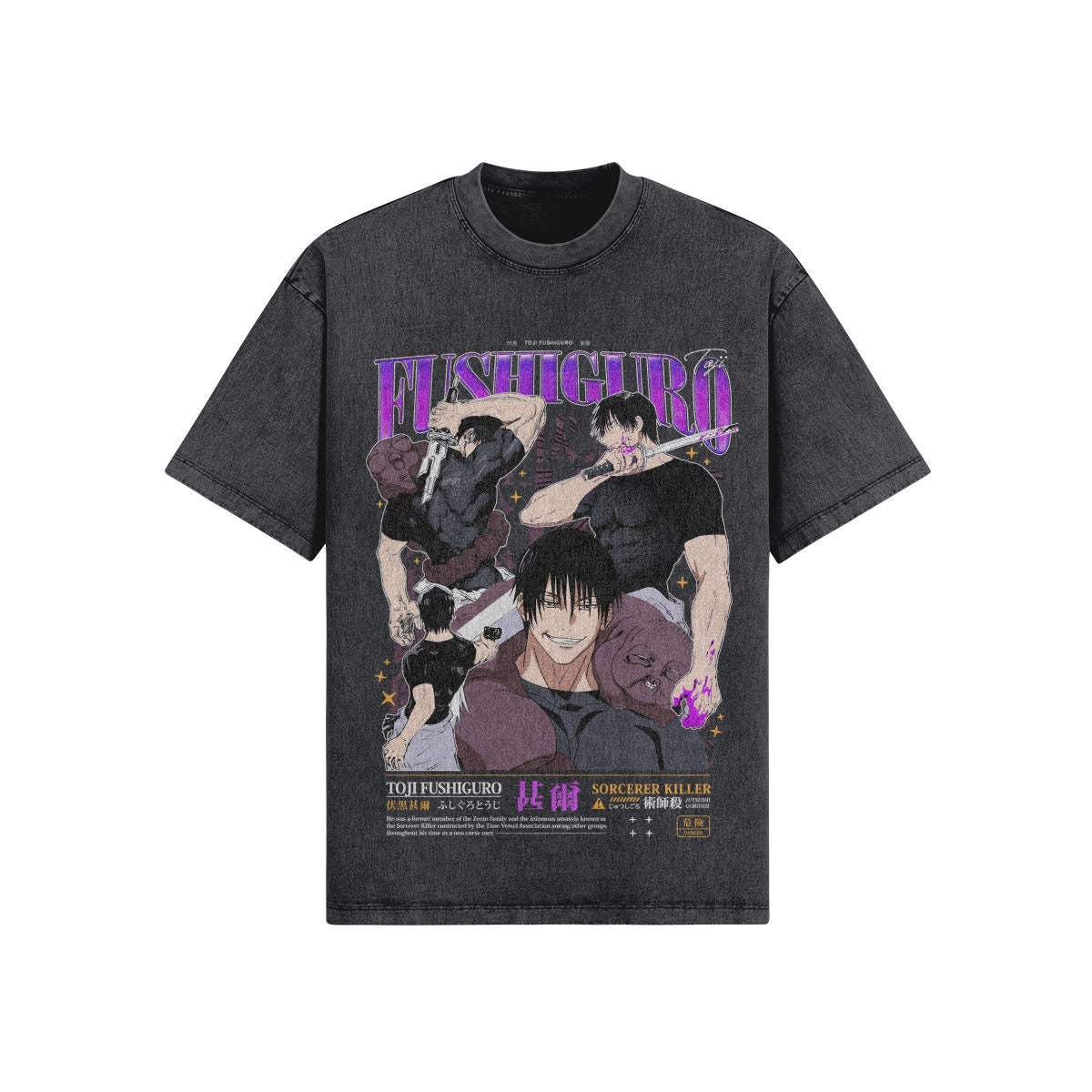 Toji Fushiguro Oversized T-shirt - Etsy