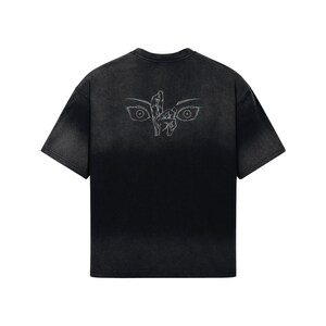 Gojo Satoru Heavy Metal Oversized T-Shirt image 2