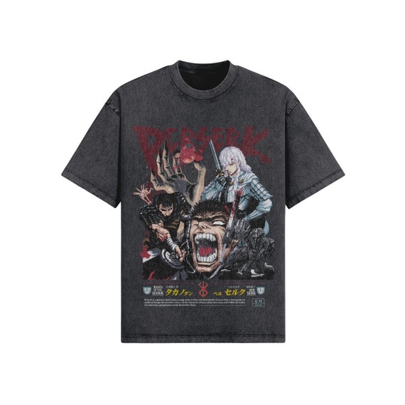 【送料無料/即納】 Oversized Berserk T-shirt Etsy - Clothing