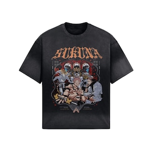 Ryomen Sukuna Heavy Metal Oversized T-Shirt
