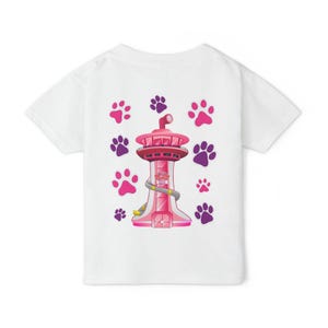 Personalized Paw Patrol Toddler T-Shirt, Skye Shirt, Kids Birthday Gift, Toddler Apparel, Animal Lover Tee, Cute Cartoon Top