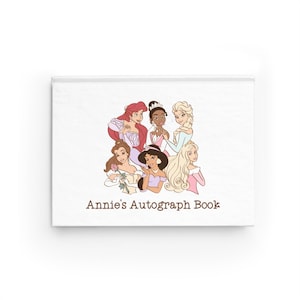Personlig Disney Princess autografbok