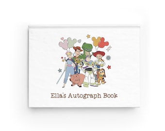 Personalized Toy Story Autograph Book, Disney Trip Keepsake