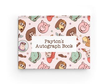 Personalized Toy Story Autograph Book, Disney Vacation Keepsake