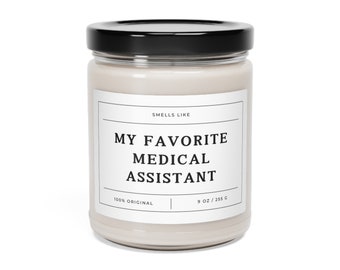 Funny medical assistant candle, medical assistant gift