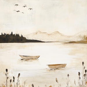 Serenity Adrift: A Minimalist Reverie