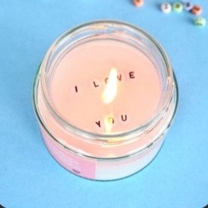 Vela con Mensaje Oculto Personalizado -Regalo para Aniversario, Cumpleaños o Propuesta de Matrimonio- Cera de Soya Natural y Aroma Artesanal
