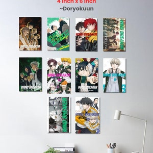 Wind Breaker Poster | Manga, Anime, Games, Prints, Bundle, Wall Art, Pack, Decorative, Card, Gift
