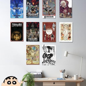 Delicious in Dungeon/Dungeon Meshi Poster | Manga, Anime, Games, Prints, Bundle, Wall Art, Pack, Decorative, Card, Gift
