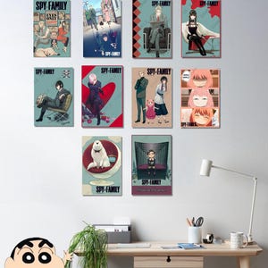 Spion X Familie Poster | Manga, Anime, Spiele, Drucke, Bündel, Wandkunst, Dekorativ, Karte, Geschenk, Packung